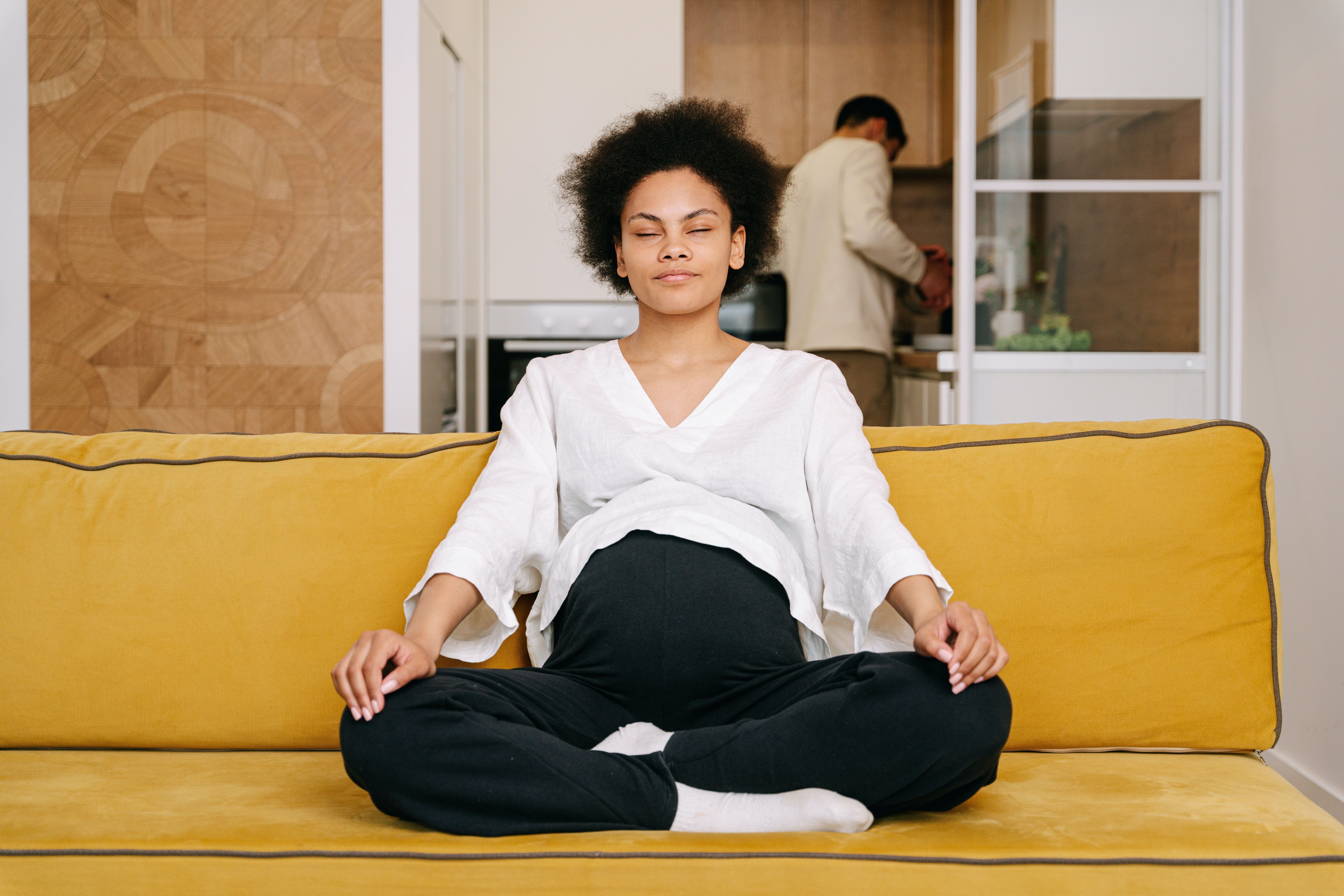 When should I meditate during pregnancy